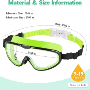 Swimming Goggles Anti-Fog Clear No Leaking
